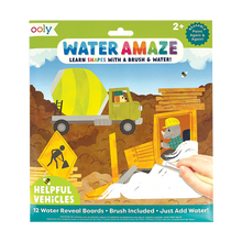 Load image into Gallery viewer, Water Amaze Water Reveal Boards - Helpful Vehicles