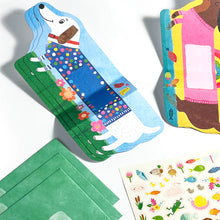 Load image into Gallery viewer, Tiny Tadas! Note Cards and Sticker Set - Playful Pups