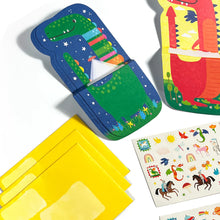 Load image into Gallery viewer, Tiny Tadas! Note Cards and Sticker Set - Dinos and Dragons