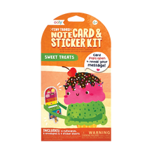 Load image into Gallery viewer, Tiny Tadas! Note Cards and Sticker Set - Sweet Treats