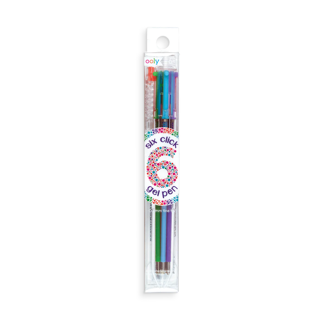 6 Click Colored Gel Pen - Classic