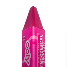 Load image into Gallery viewer, Happy Triangles Jumbo Crayons