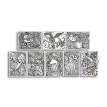 Load image into Gallery viewer, Hidden Colors Magic Paint Sheets - Magic Friends