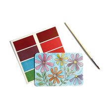 Load image into Gallery viewer, Scenic Hues DIY Watercolor Art Kit - Flowers and Gardens
