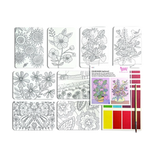 Load image into Gallery viewer, Scenic Hues DIY Watercolor Art Kit - Flowers and Gardens