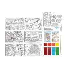 Load image into Gallery viewer, Scenic Hues DIY Watercolor Art Kit - Ocean Paradise