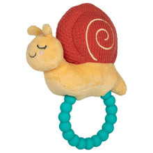 Load image into Gallery viewer, Skippy Snail Teether Rattle