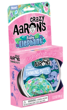 Load image into Gallery viewer, Baby Elephant 4" Thinking Putty