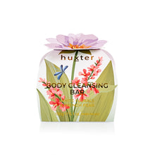 Load image into Gallery viewer, Body Cleansing Bar Gift Box - White Florals & French Pear - Mauve Flower