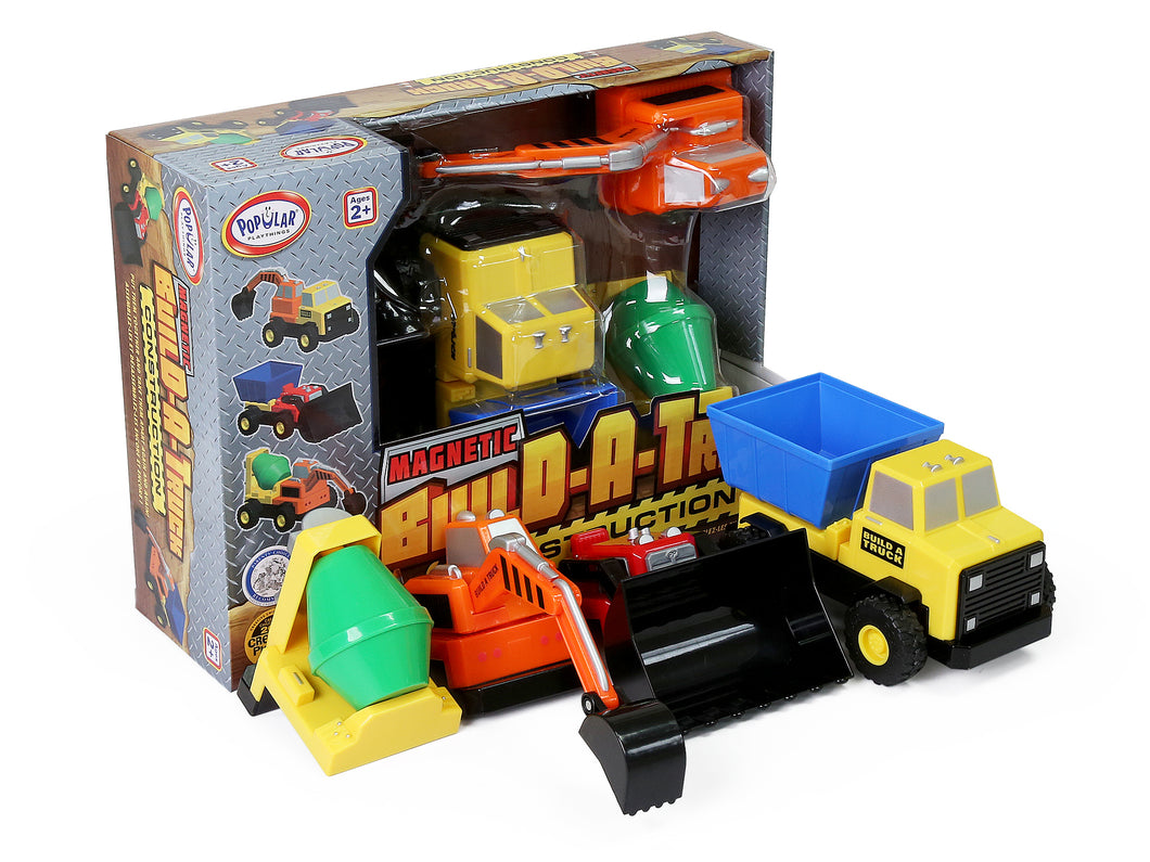 Magnetic Build-A-Truck - Construction