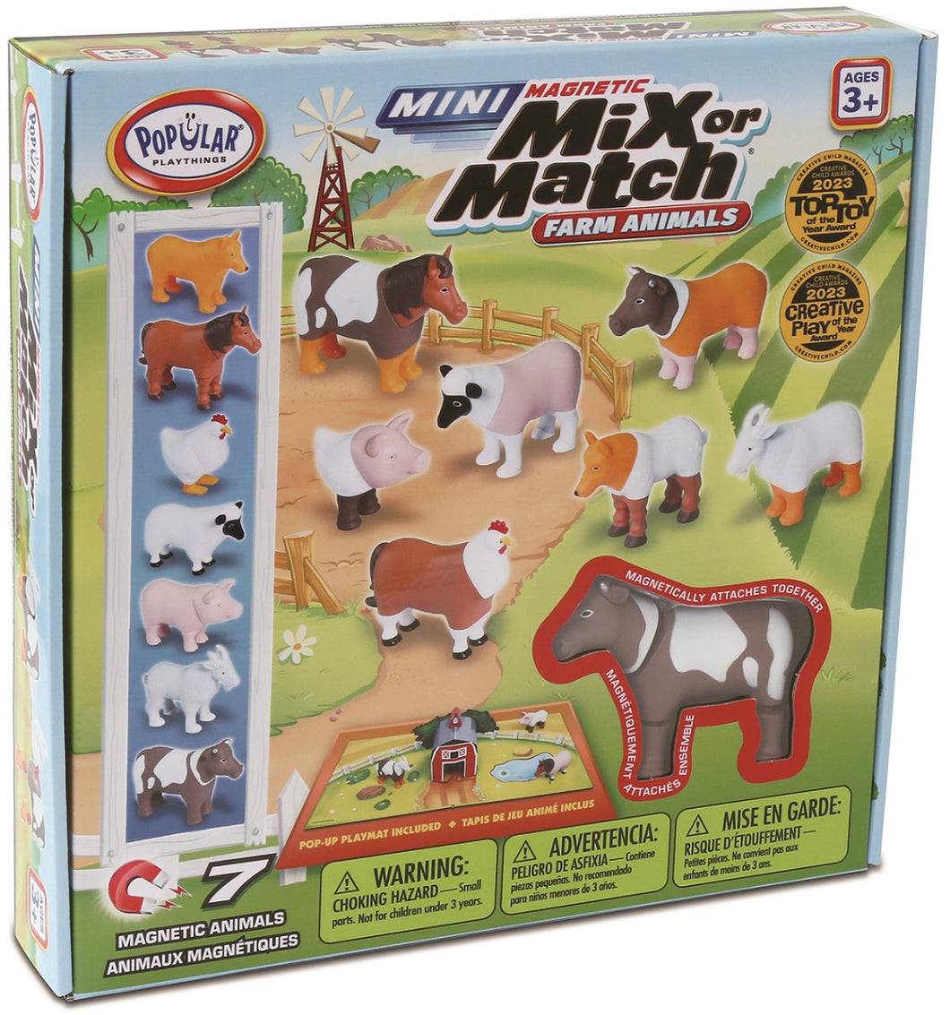 MINI Magnetic Mix or Match Animals - Farm Deluxe
