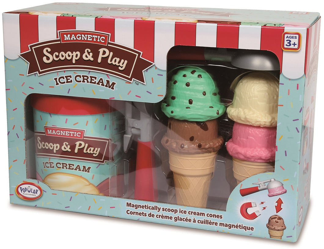 Magnetic Scoop & Play Ice Cream Set