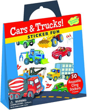 Load image into Gallery viewer, Reusable Sticker Tote - Cars & Trucks!