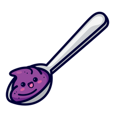 Load image into Gallery viewer, Mini Acai Bowl 2" Thinking Putty