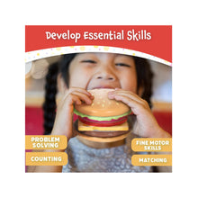Load image into Gallery viewer, Magnetic Build & Grill Burger Set