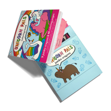 Load image into Gallery viewer, Carry Along Crayon & Coloring Book Kit -Unicorn Pals