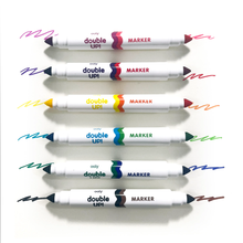 Load image into Gallery viewer, Double Up! Double-Ended Markers - set of 6