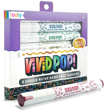 Load image into Gallery viewer, Vivid Pop! Opaque Water-Based Paint Markers - Metallic
