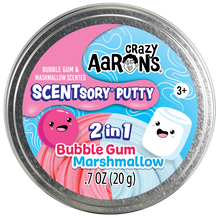 Load image into Gallery viewer, Scentsory Bubblegum/Marshmallow 2.75" Thinking Putty