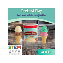 Load image into Gallery viewer, Magnetic Scoop & Play Ice Cream Set