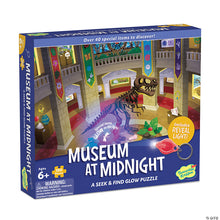 Load image into Gallery viewer, Seek & Find Glow Puzzle: Museum At Midnight