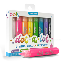 Load image into Gallery viewer, Dot-A-Lot Dimensional Craft Paints: Brights