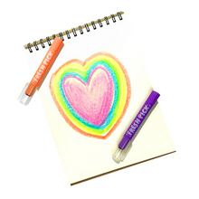 Load image into Gallery viewer, Fresh Pick: Apple Scented Neon Gel Crayons