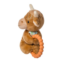 Load image into Gallery viewer, Hetty Highland Cow Teether Rattle