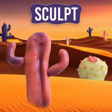 Load image into Gallery viewer, Goodnight Cactus 4" Thinking Putty