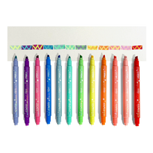 Load image into Gallery viewer, Switch-eroo Sparkle Glittery Color Changing Markers - set of 12