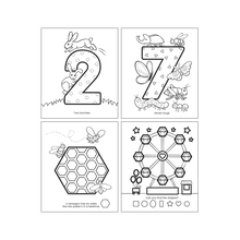 Load image into Gallery viewer, 123: Shapes + Numbers Toddler Coloring Book