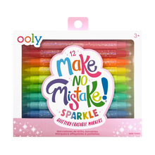 Load image into Gallery viewer, Make No Mistake! Glittery Erasable Markers (Set of 12)