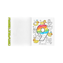 Load image into Gallery viewer, 123: Shapes + Numbers Toddler Coloring Book
