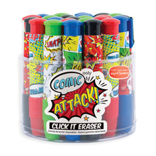 Load image into Gallery viewer, Click-It Erasers - Comic Attack
