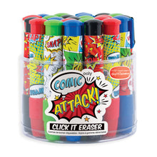 Load image into Gallery viewer, Click-It Erasers - Comic Attack
