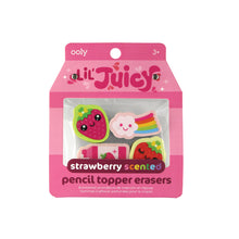 Load image into Gallery viewer, Lil Juicy Scented Pencil Topper Erasers
