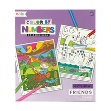 Load image into Gallery viewer, Color By Numbers Coloring Book - Mythical Friends