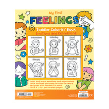 Load image into Gallery viewer, Toddler Coloring Book - My First Feelings
