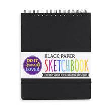 Load image into Gallery viewer, DIY Cover Sketchbook - Black