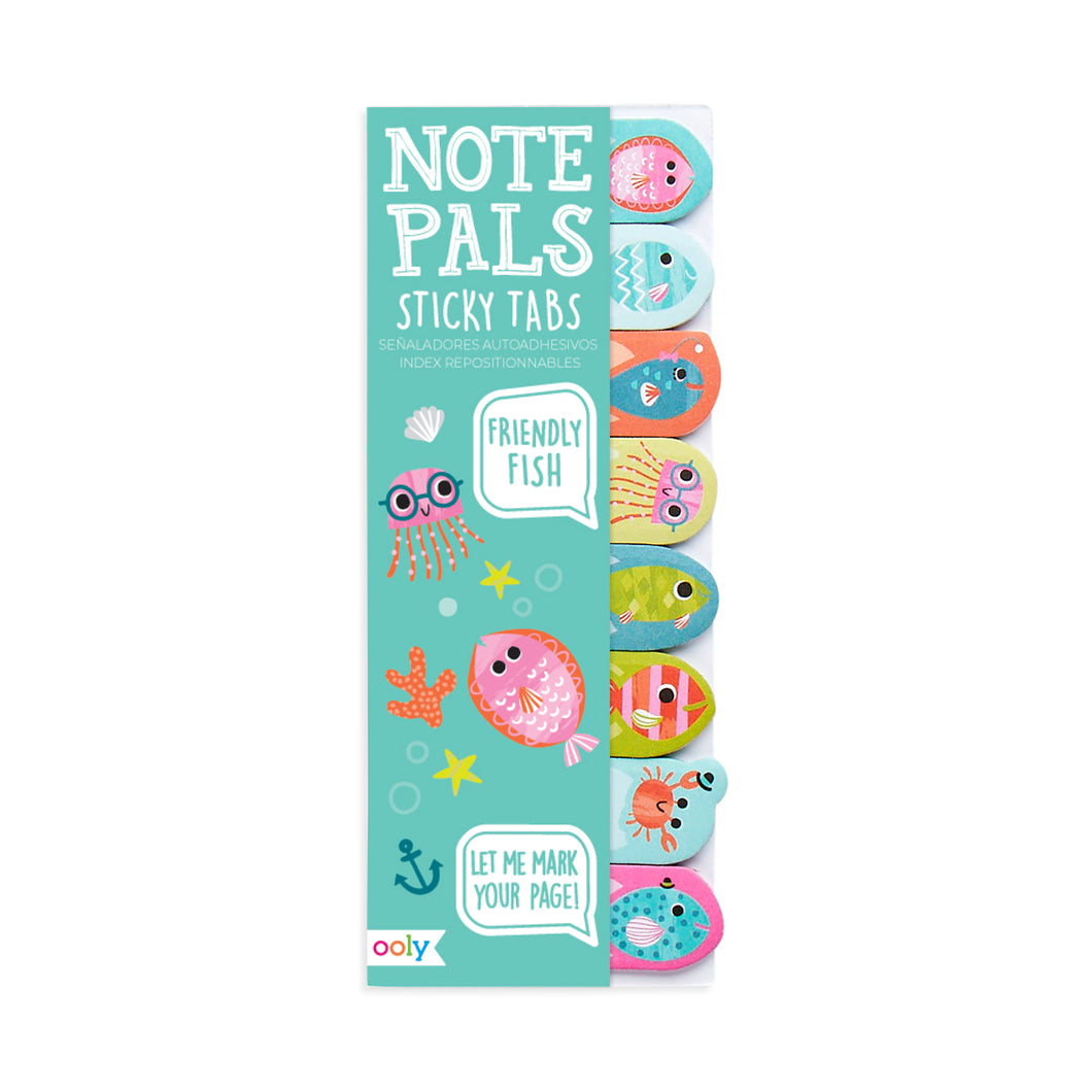 Note Pals Sticky Tabs - Friendly Fish