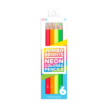 Load image into Gallery viewer, Jumbo Brights Neon Colored Pencils