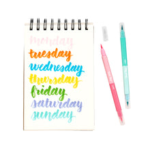 Load image into Gallery viewer, Dual Tone Double Ended Brush Markers - set of 12