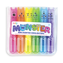 Load image into Gallery viewer, Mini Monster Scented Highlighters