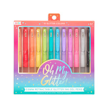 Load image into Gallery viewer, Oh My Glitter! Retractable Gel Pens - set of 12