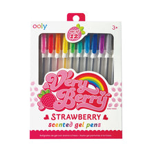 Load image into Gallery viewer, Very Berry Strawberry Scented Gel Pens