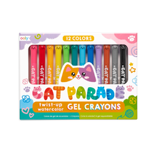 Load image into Gallery viewer, Cat Parade Watercolour Gel Crayons