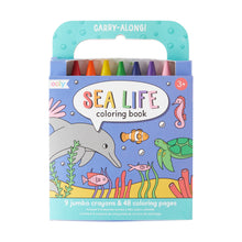 Load image into Gallery viewer, Carry Along Crayon & Coloring Book Kit - Sea Life