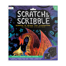 Load image into Gallery viewer, Scratch & Scribble - Fantastic Dragons