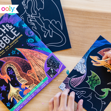 Load image into Gallery viewer, Scratch & Scribble - Fantastic Dragons