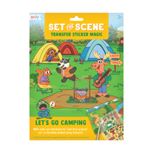 Load image into Gallery viewer, Set The Scene Transfer Stickers - Let's Go Camping